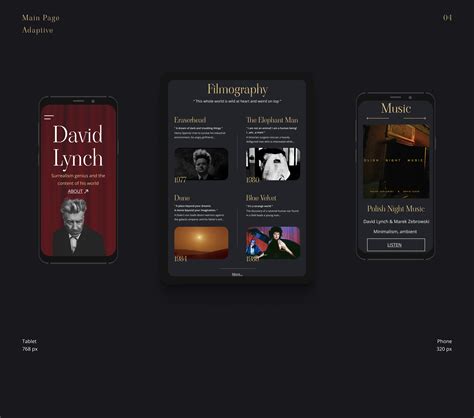 david lynch website.